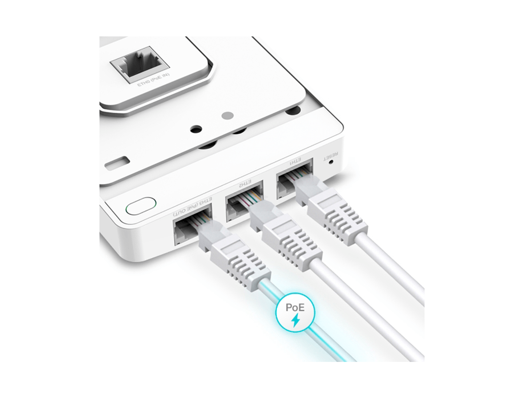 TP-Link EAP615-Wall AX1800 Wall Plate WiFi 6 Access Point in Qatar TP-Link EAP615-Wall AX1800 Wall Plate WiFi 6 Access Point in Qatar